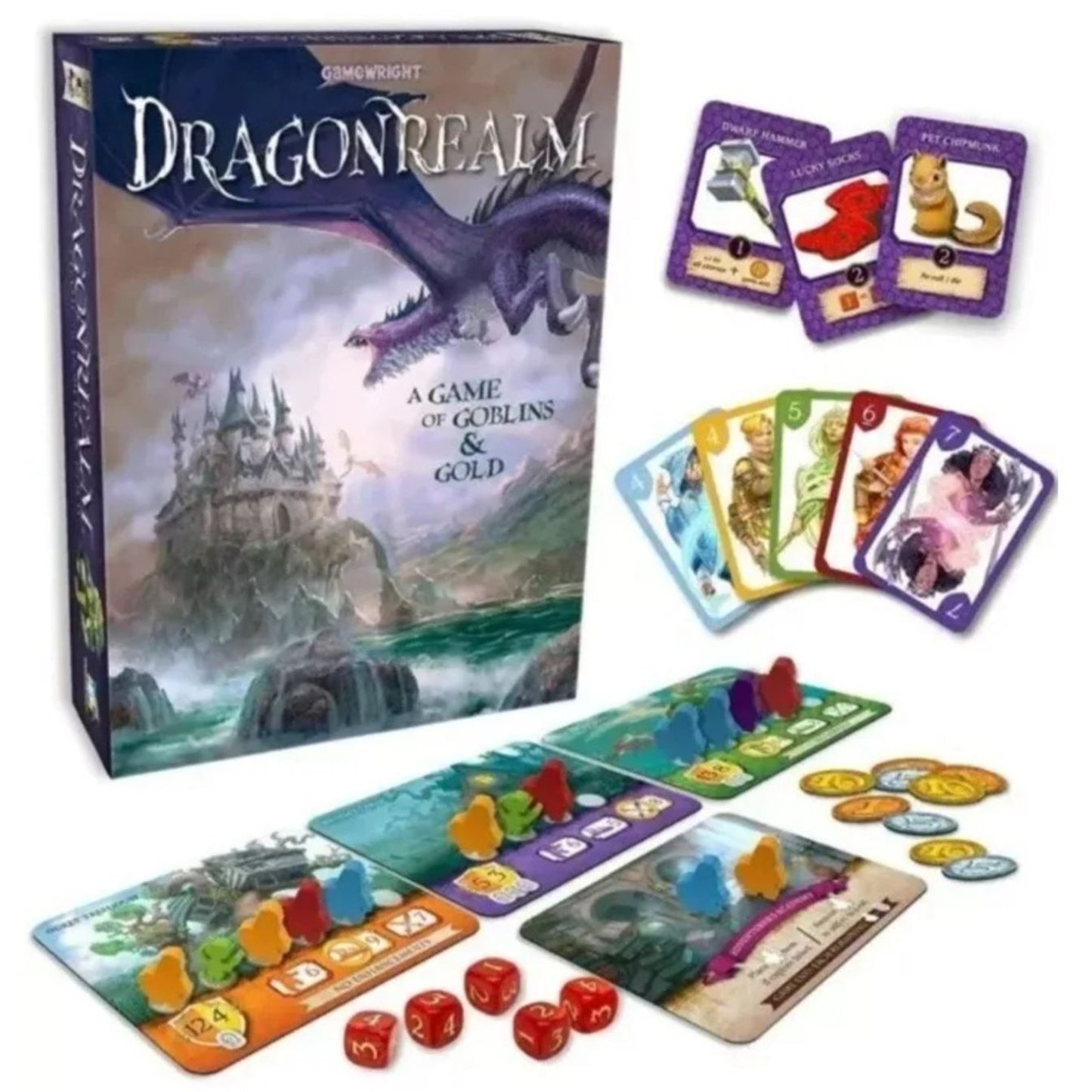 Gamewritght Dragonrealm: A Game of Goblins & Gold - Factory Sealed