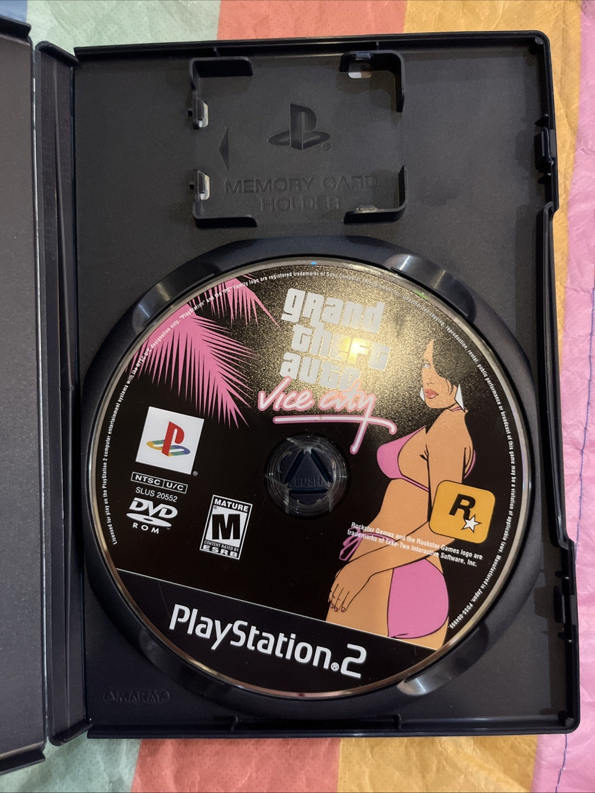 Grand Theft Auto: Vice City ( PS2) No Manual. Tested . See Pics