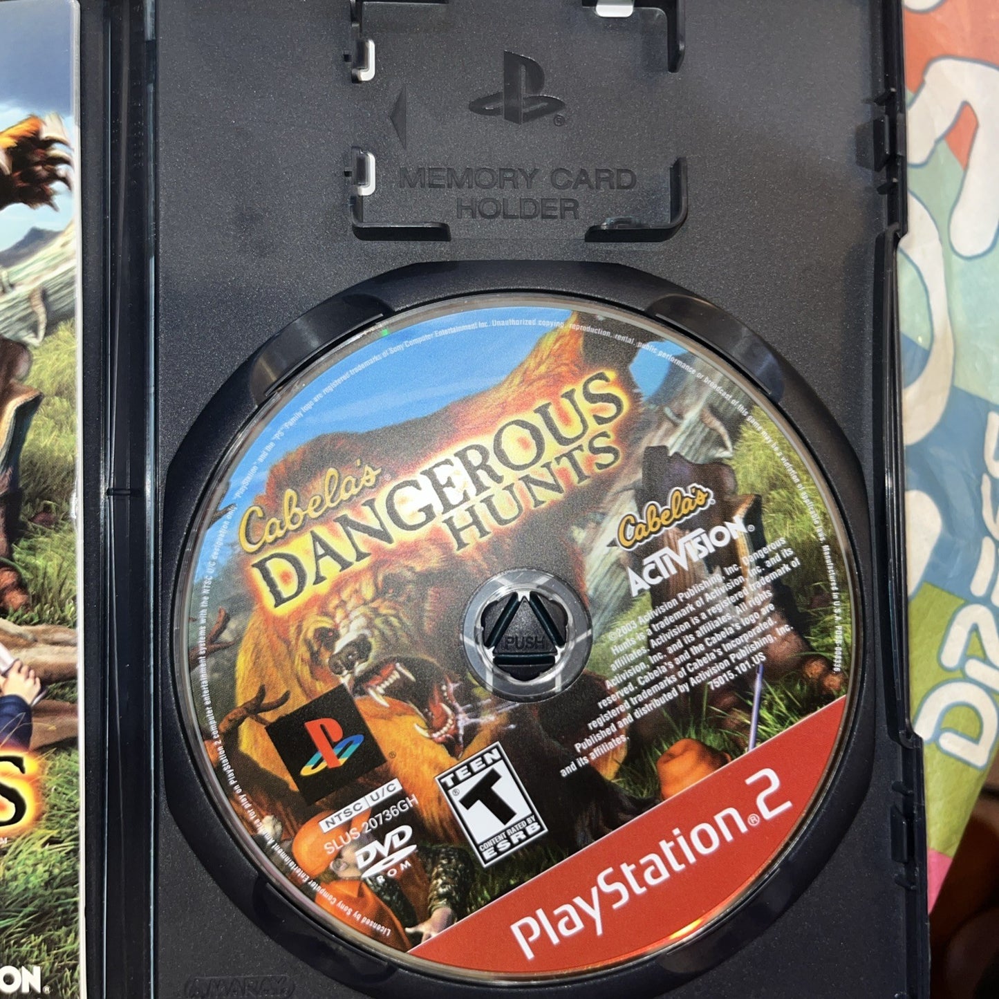 Cabela's Dangerous Hunts (PS2) Tested. W/Manual + Reg Card. Original Card