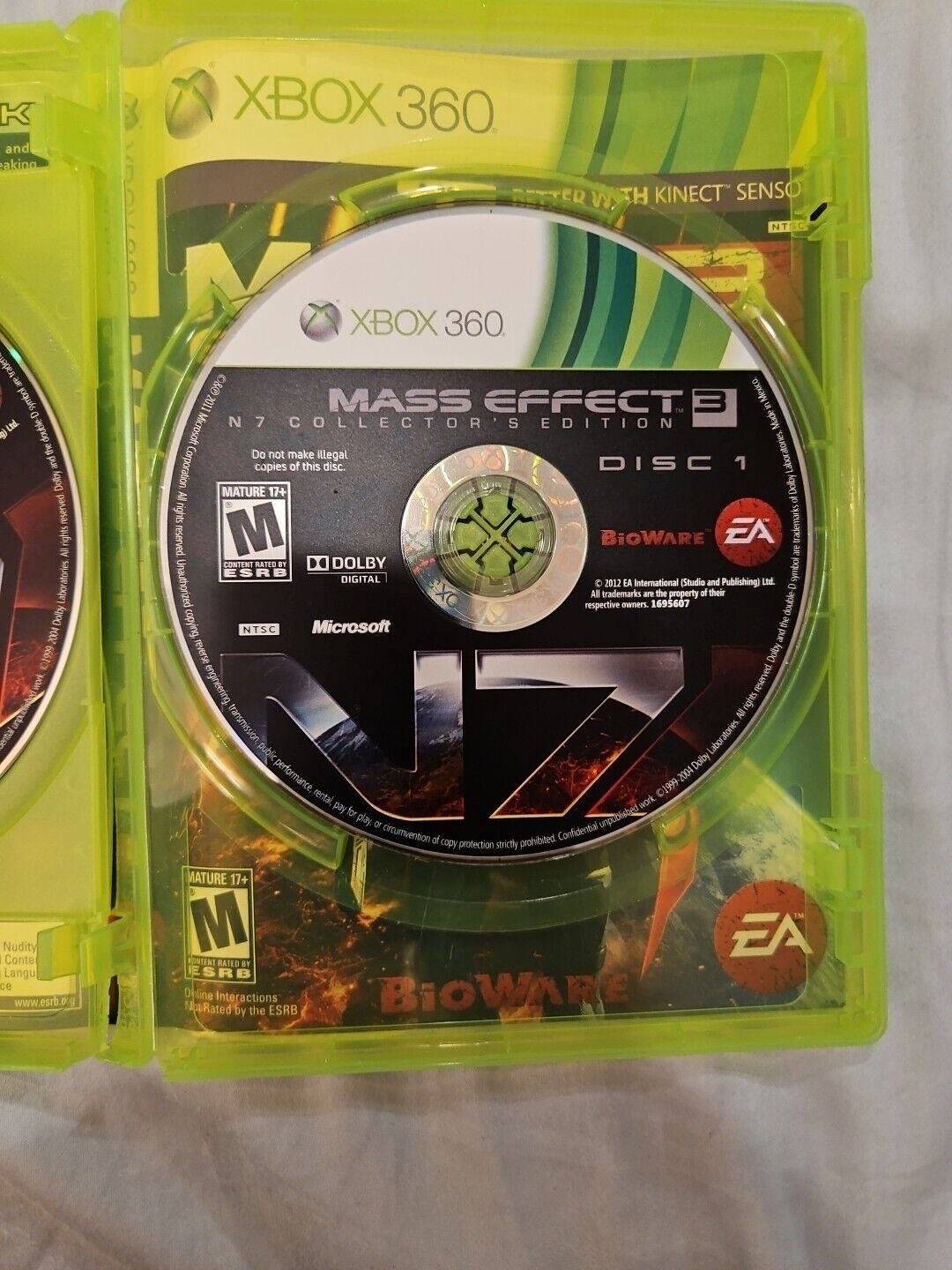 Mass Effect 3 (Xbox 360, 2012) CIB. Tested. No Scratches. New Case. Resealed