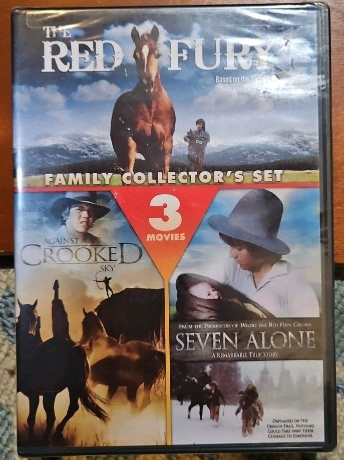 Family Adventure: The Red Fury/Seven Alone/Against a Crooked Sky (DVD, 2010)