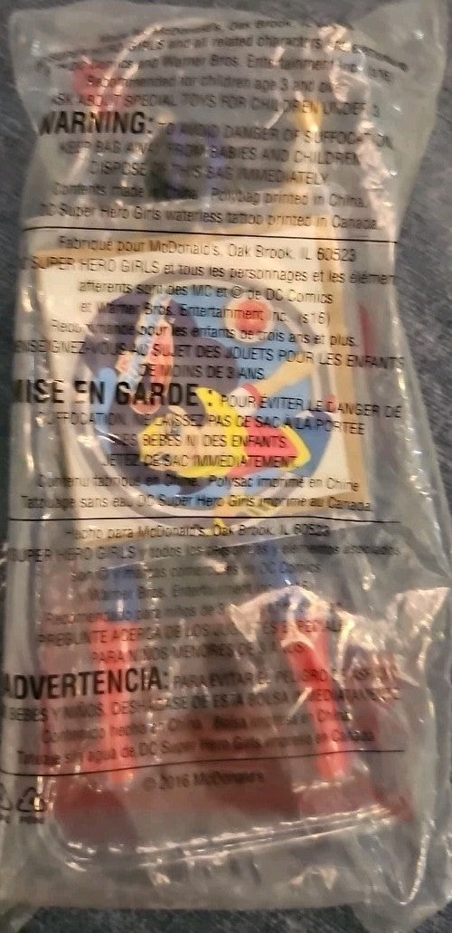 Wonder Woman McDonald's Happy Meal Figure - NEW