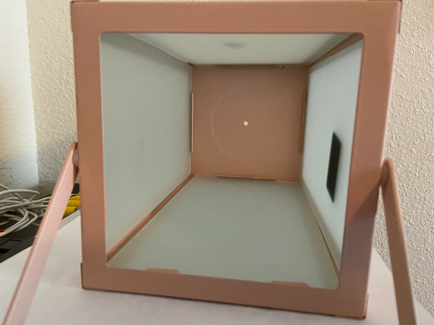 Metal  / Polycarbonate Lamp Shell - Mauve Dusty Pink - 10" x 5"