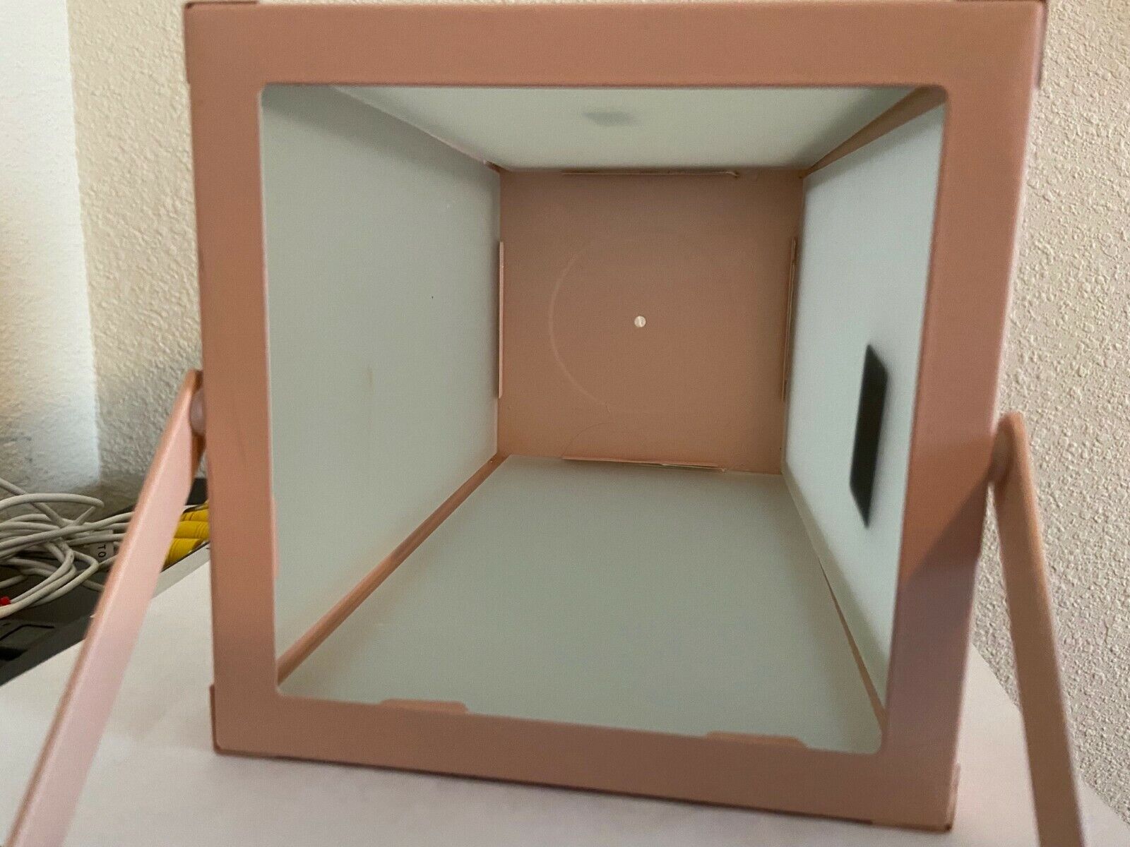 Metal  / Polycarbonate Lamp Shell - Mauve Dusty Pink - 10" x 5"