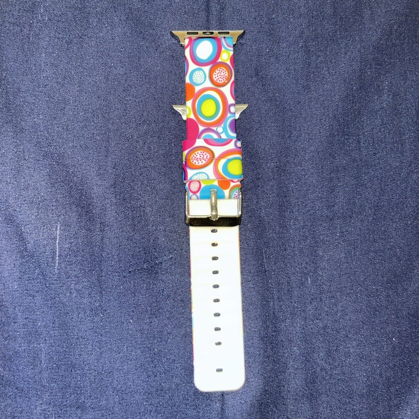 Colorful Circles Silicon Apple Watch Admaster Sports Band 38mm