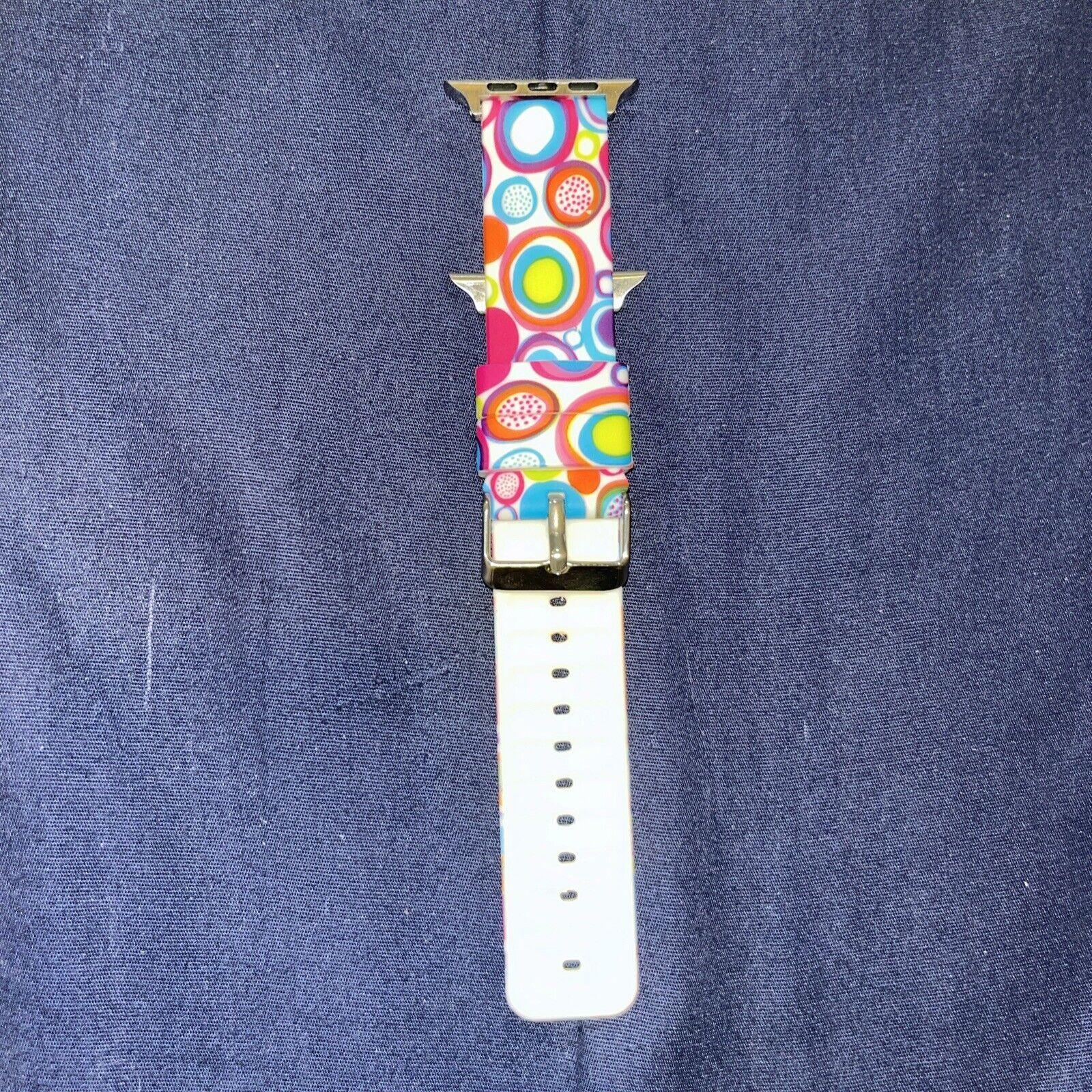 Colorful Circles Silicon Apple Watch Admaster Sports Band 38mm