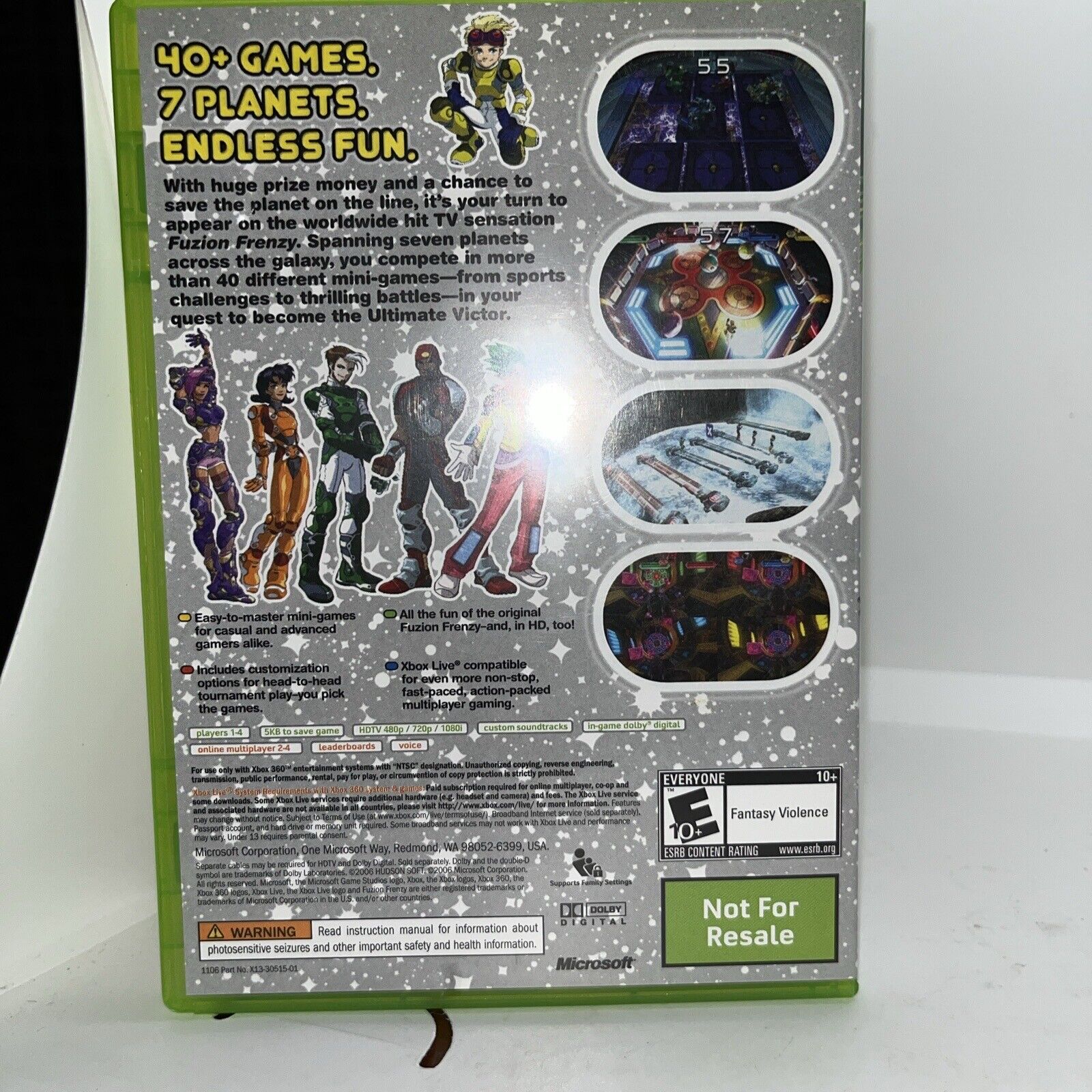 Fusion Frenzy 2 Xbox 360 with Manual