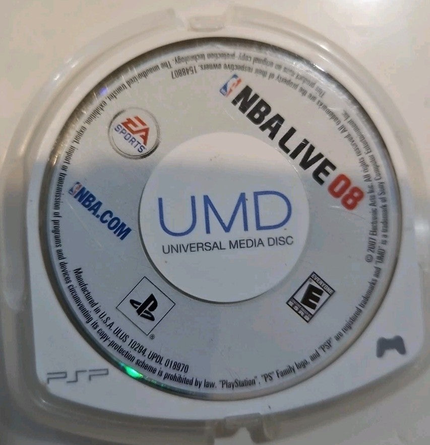 Nba Live 08 - PlayStation Portable (PSP) Tested