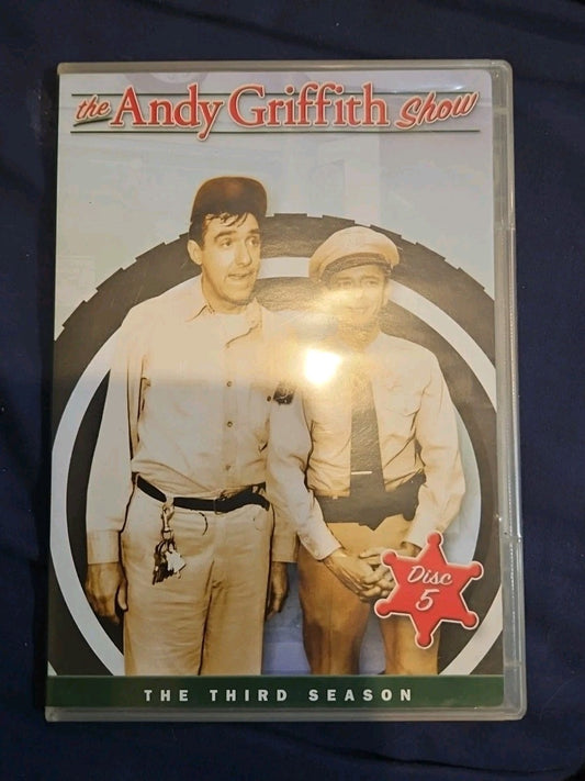 The Andy Griffith Show Season 3 Disc 5 (DVD) Slim Case Tested