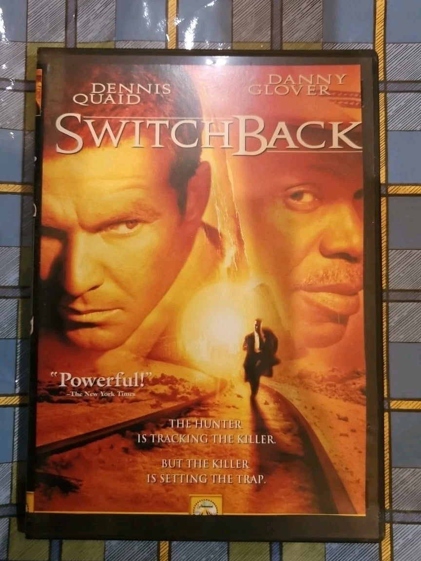 Switchback (DVD, 1997)  Tested slim case cropped artwork.