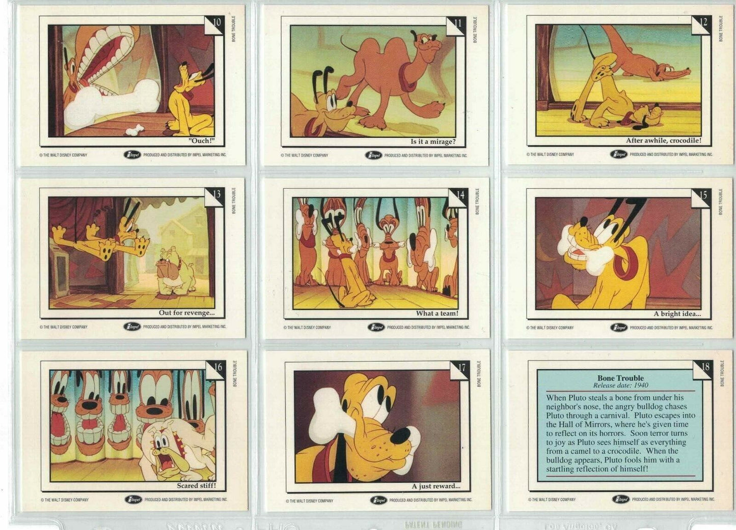 Disney Comics / Cards Drop Down