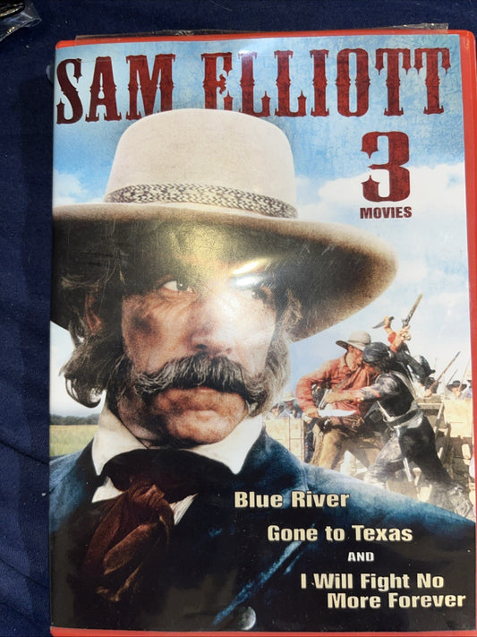 Blue River/Gone To Texas/I Will Fight No More Forever (DVD) Sam Elliott Sealed