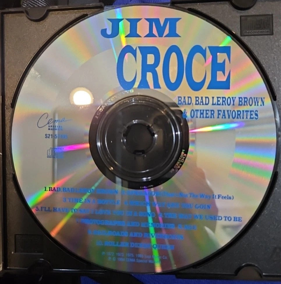 Jim Croce: Bad Bad Leroy Brown & Other Favorites (CD) Disc Only