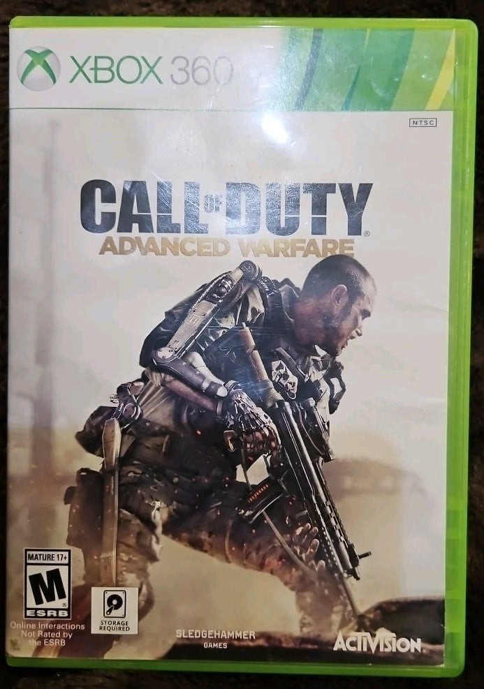 Call of Duty: Advanced Warfare (Xbox 360) Install Disc, Case, Artwork. No Game