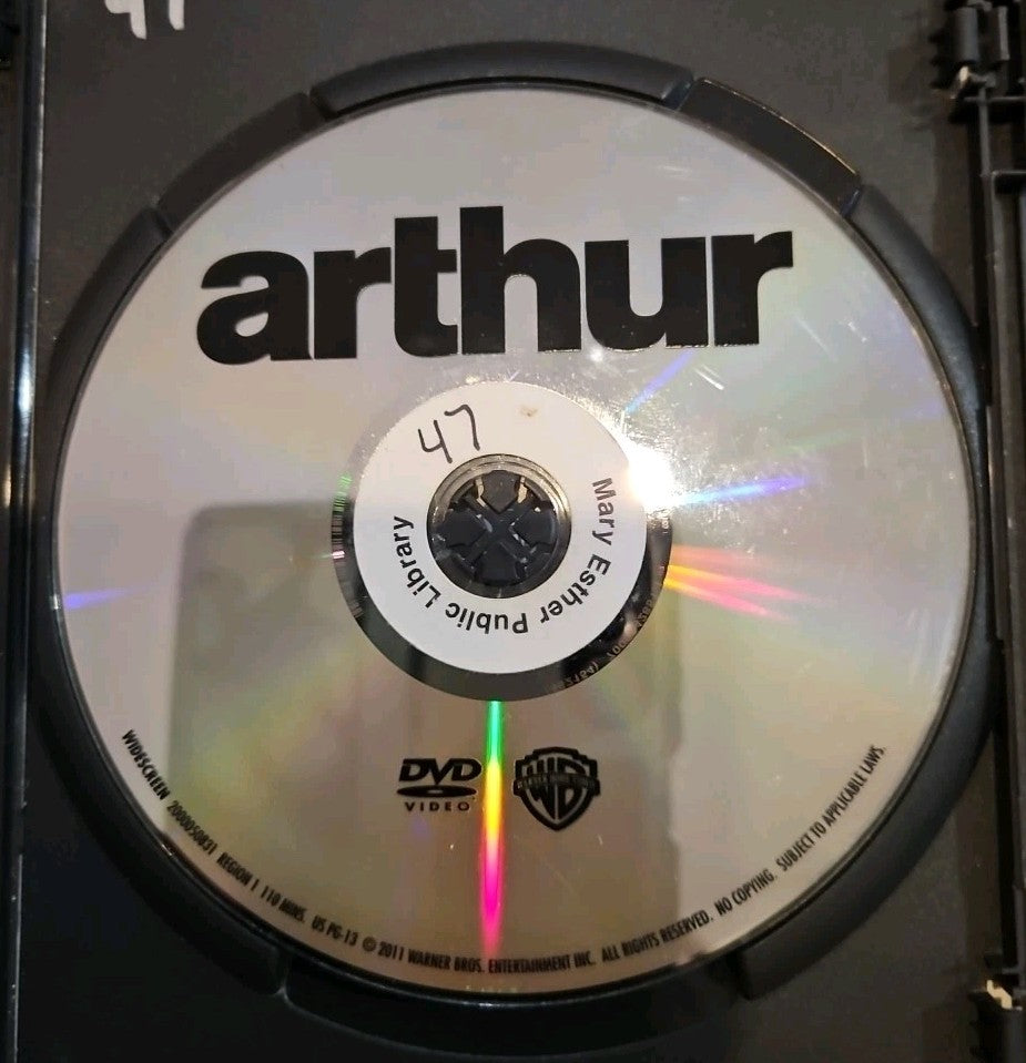Arthur (DVD, 2011) Library. Tested.