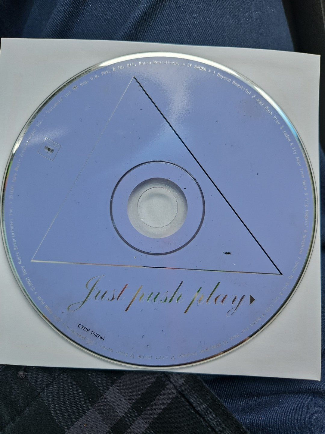 Just Push Play by Aerosmith (CD, 2001) Disc Only. Tested