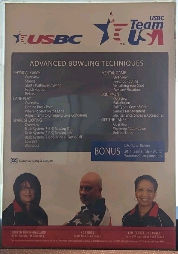 USBC Team USA Increase Your Average DVD 2011 Advanced Bowling