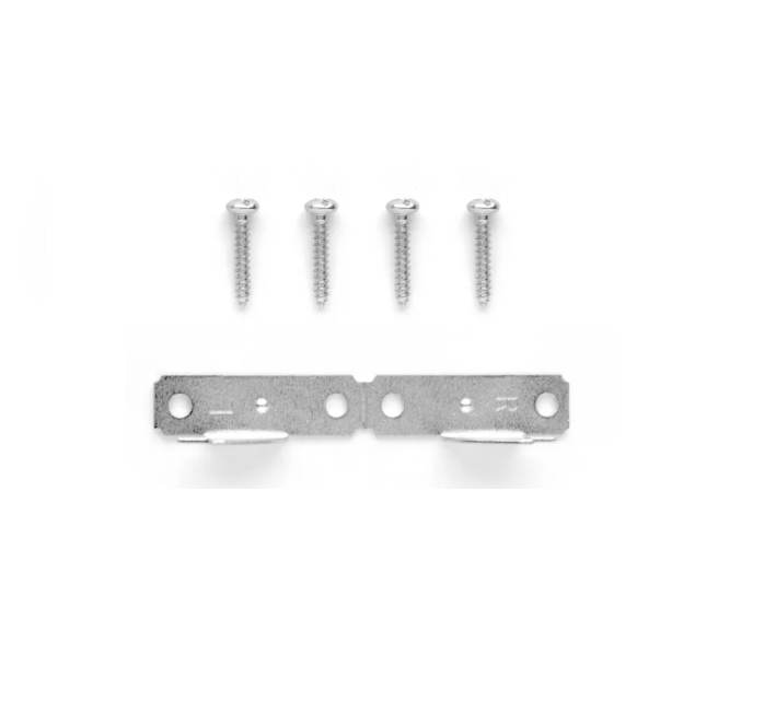 Curtain Rod 28-48 Inch Window Adjustable Length 2.5" Clearance Basic White