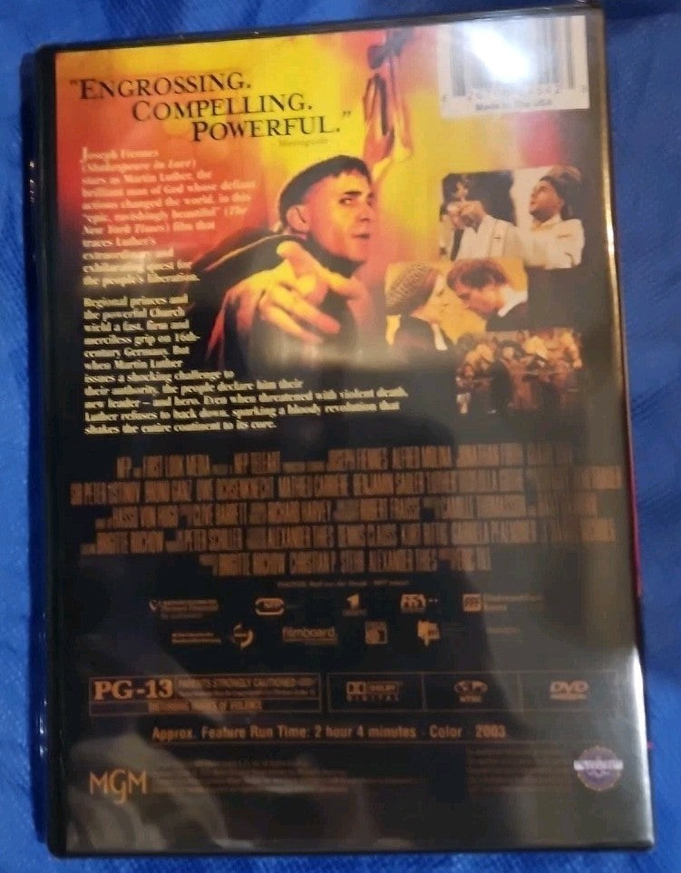 Luther (DVD, 2021) NEW & FACTORY SEALED  Joseph Fiennes