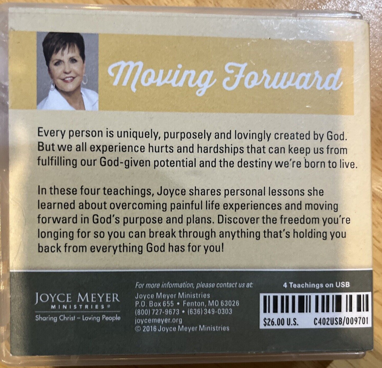 Moving Forward by Joyce Meyer (2016 USB Drive) You Will Discover Godly Wisdom