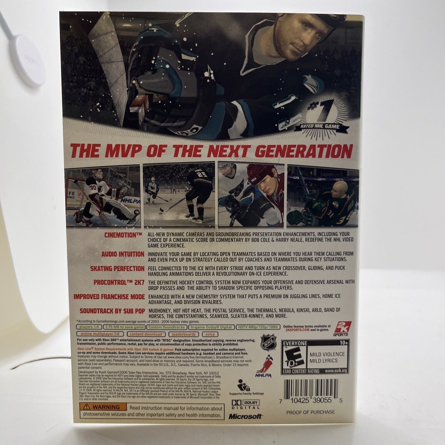 NHL 2K7 (Microsoft Xbox 360, 2006)