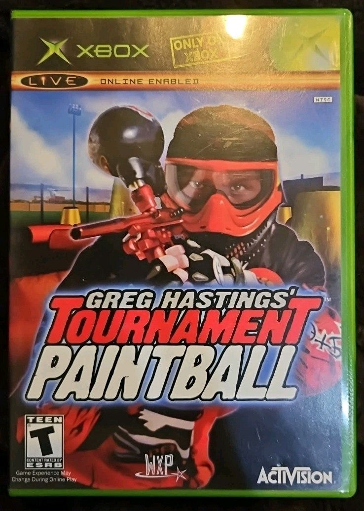Greg Hastings' Tournament Paintball (Xbox) Tested. No Scratches. New Case