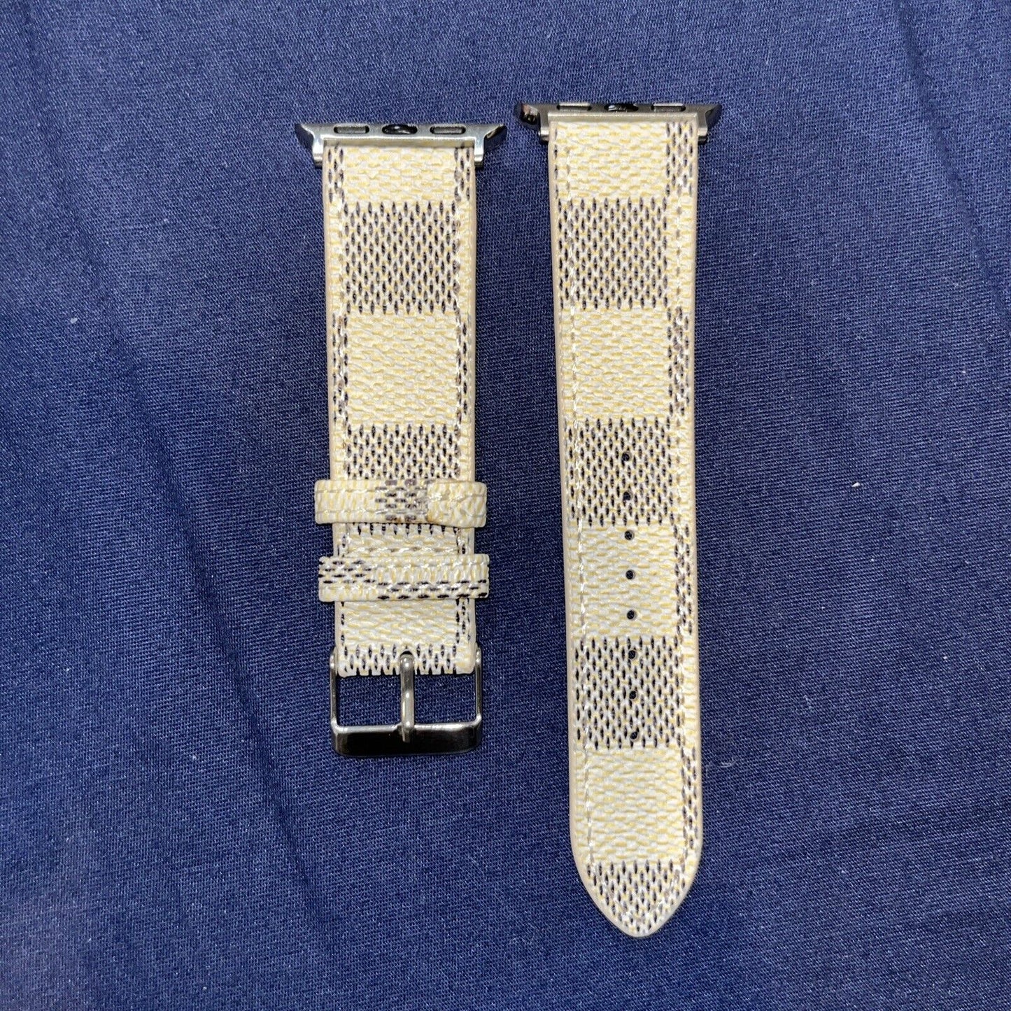 Genuine Leather Patchwork Apple Watch Band For 38/40/41mm Series 4,5,6,7,8,9 SE