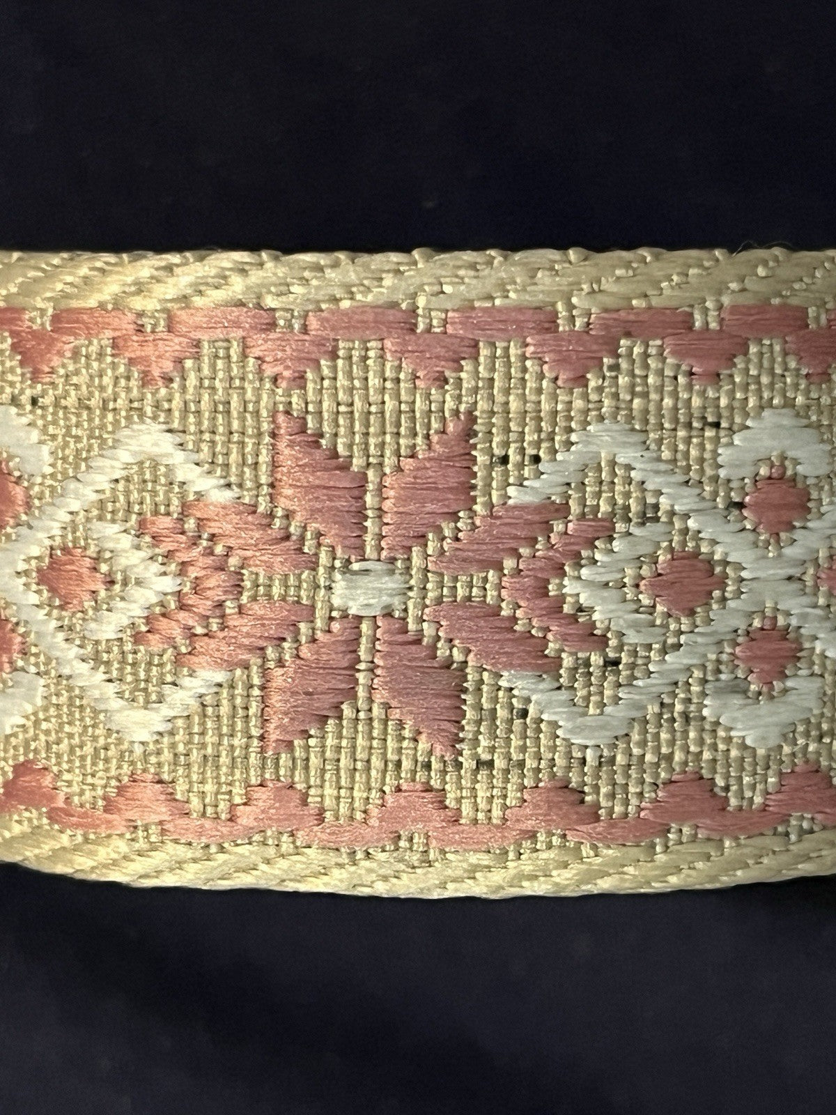 Ethnic Floral Webbing 3 Yards 1.5 Inches New