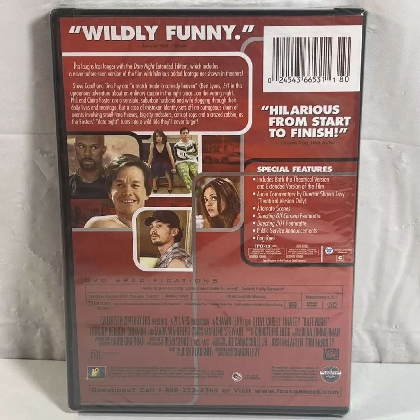 Date Night (DVD) Extended Edition - BRAND NEW SEALED