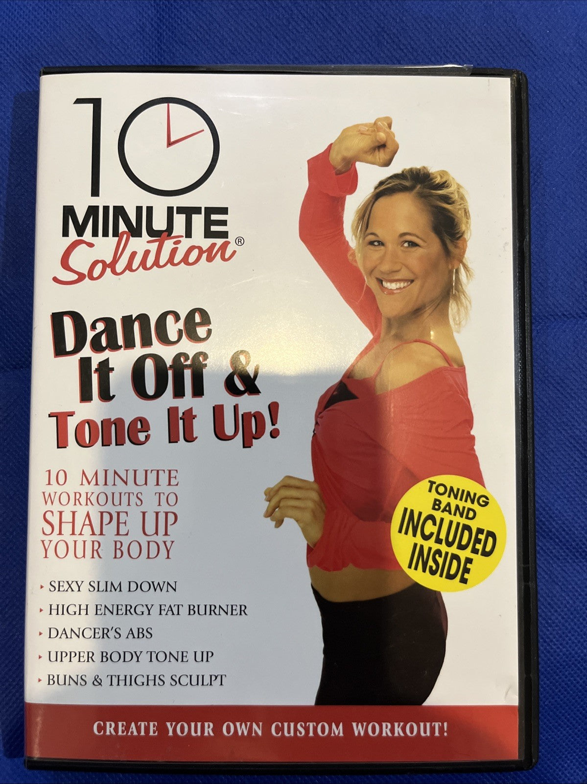 10 Minute Solution: Dance It Off & Tone It Up (DVD) NO BAND!  Tested.