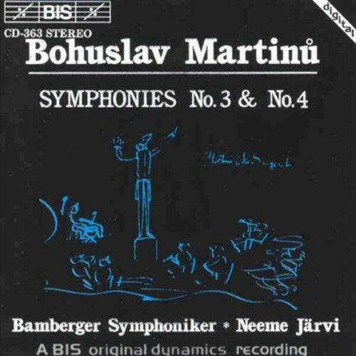 Symphonies 3 & 4 by Martinu / Jarvi / Bamberg So (CD, 1994)