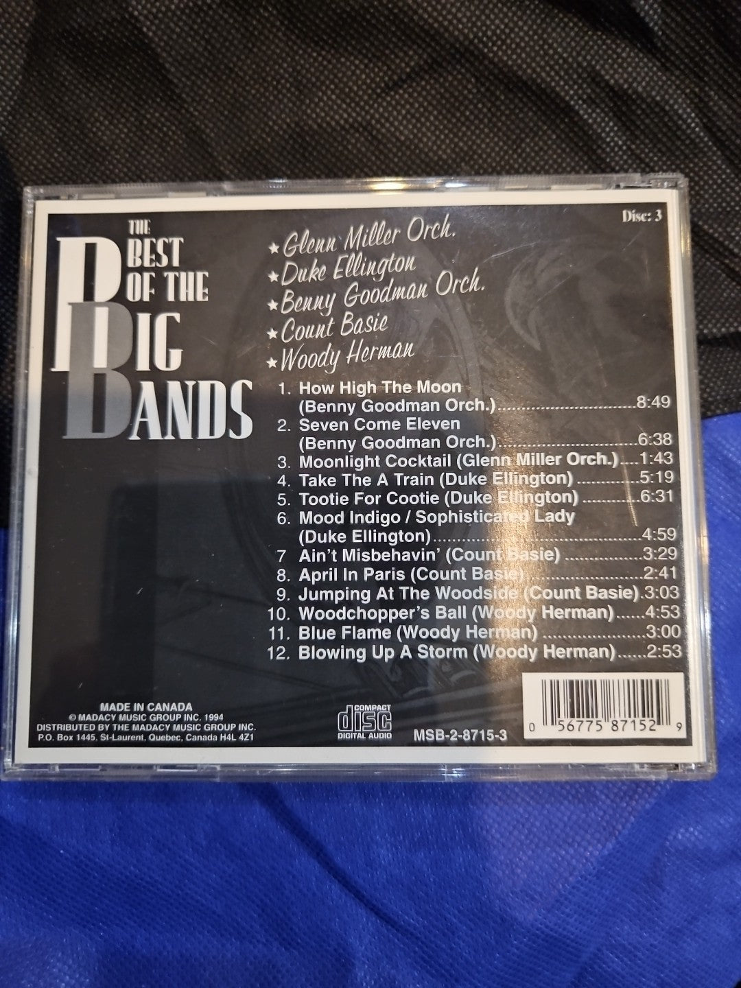 Best of Big Bands by Various (CD, 1995) 3 Disc Set