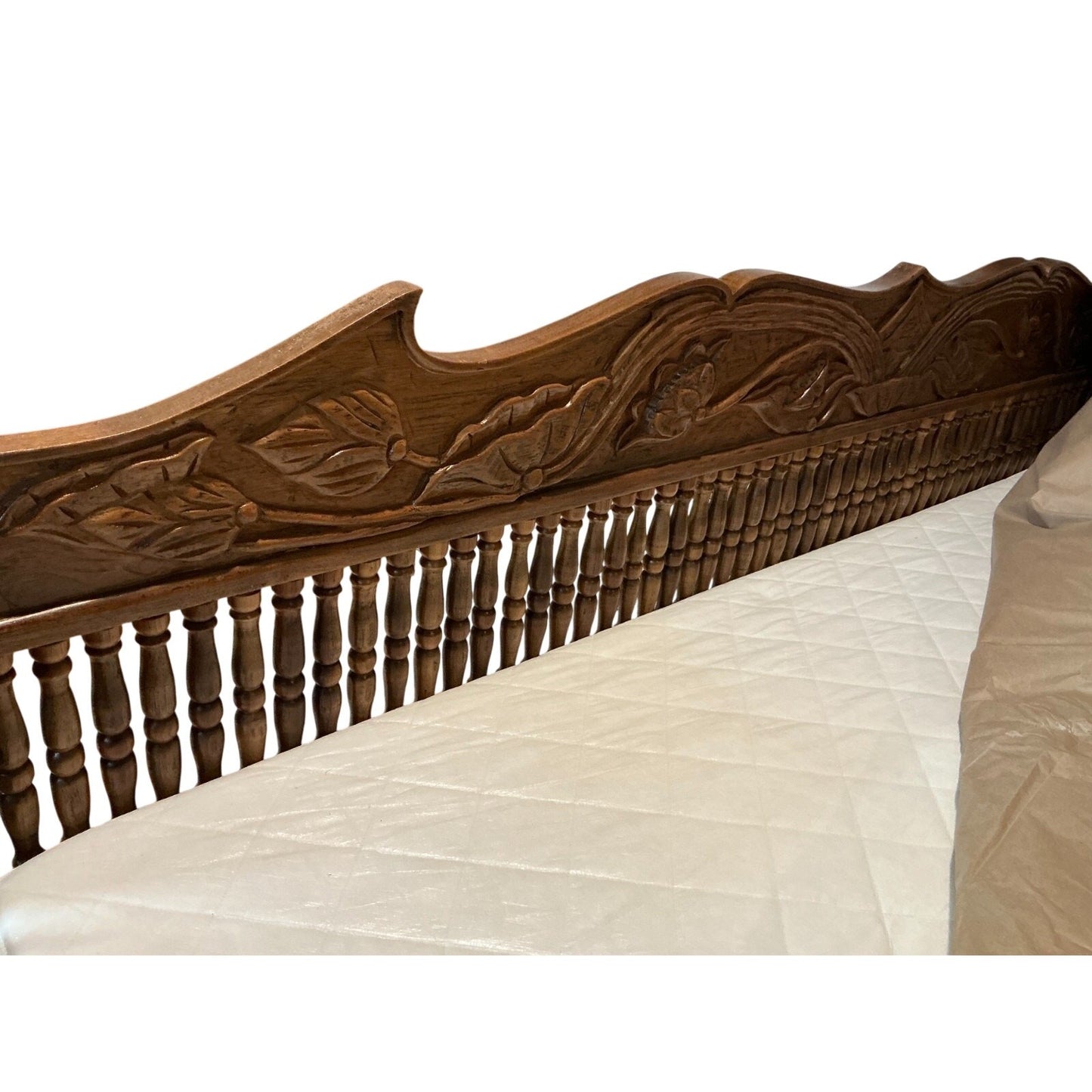 Teak Twin Daybed Hand Carved /  Hand Made In Thailand - VERY HEAVY