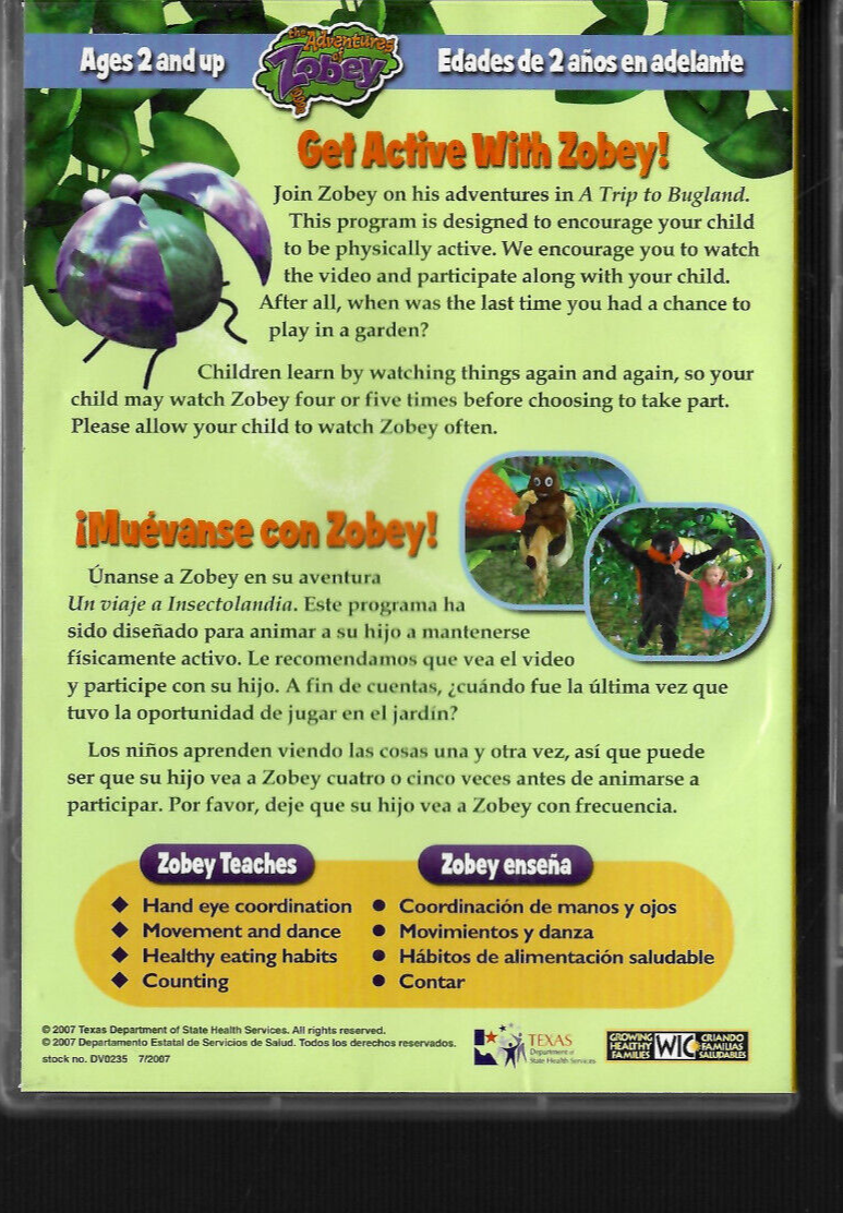 A Trip to Bugland: Adventures of Zobey (DVD)