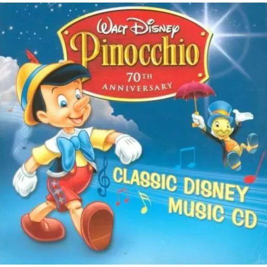 Walt Disney Pinocchio 70th Anniversary Music CD (New)