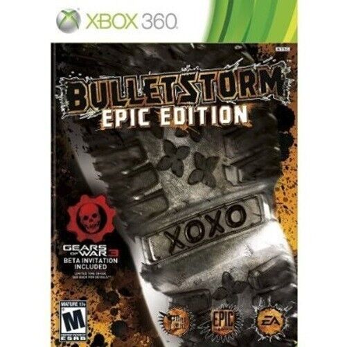 Bulletstorm -- Epic Edition (Xbox 360) Tested. New case. No scratches. Resealed.