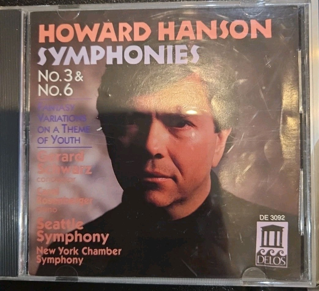 Sym 3/6/Fant Var Theme Yout by H. Hanson (CD, 1992)
