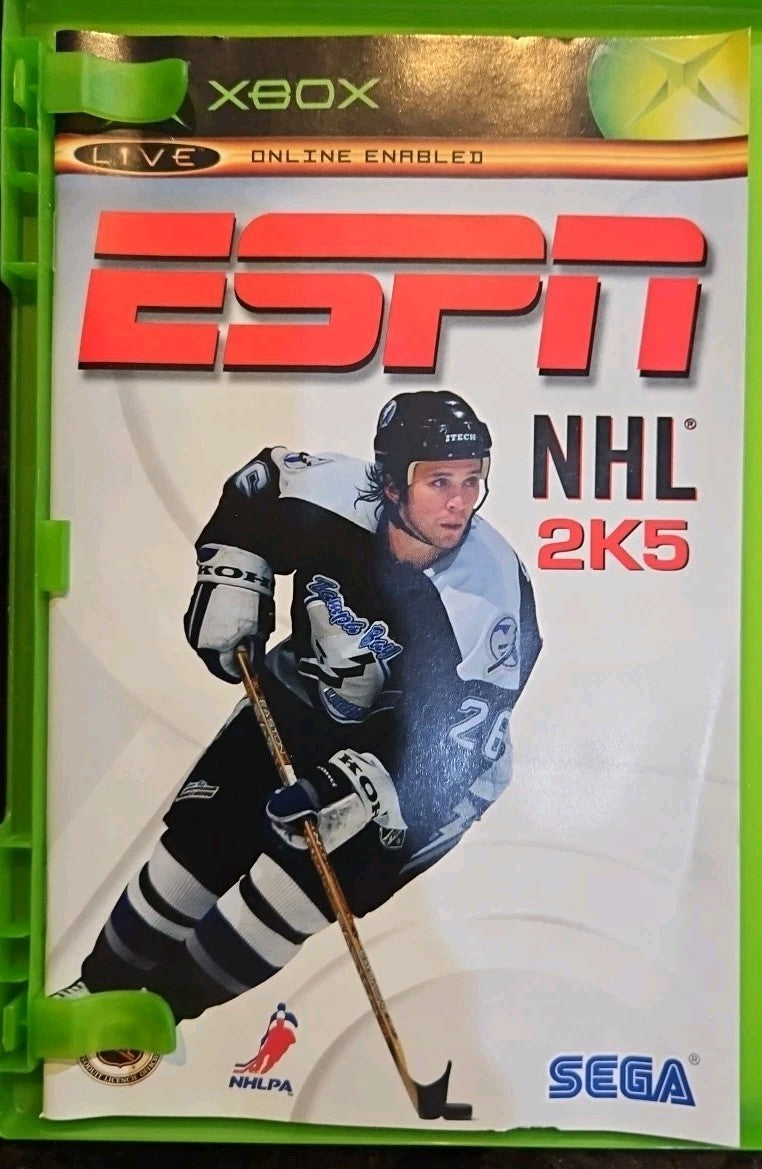 Espn NHL 2K5 - Microsoft Xbox. Tested. No Scratches. New Case.