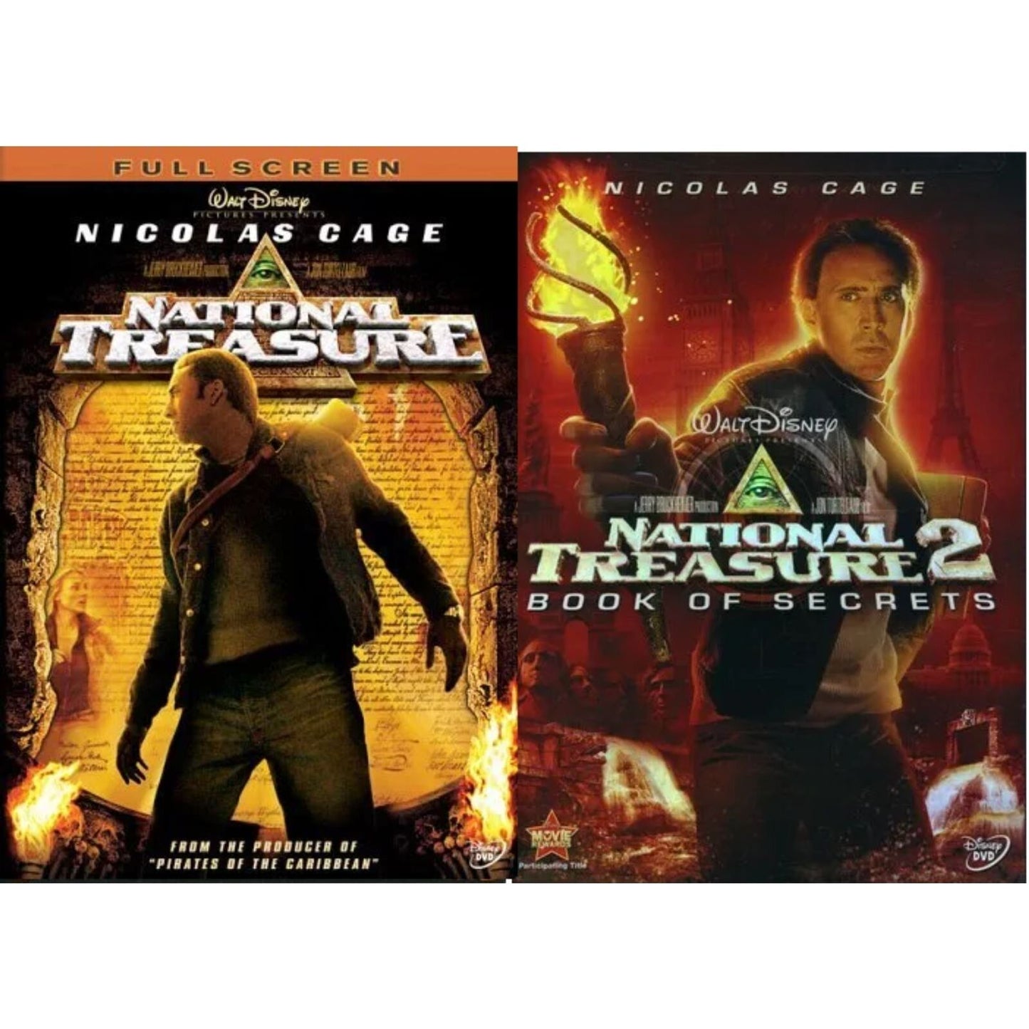 National Treasure & National Treasure 2: Book of Secrets (DVD) Brand New Sealed
