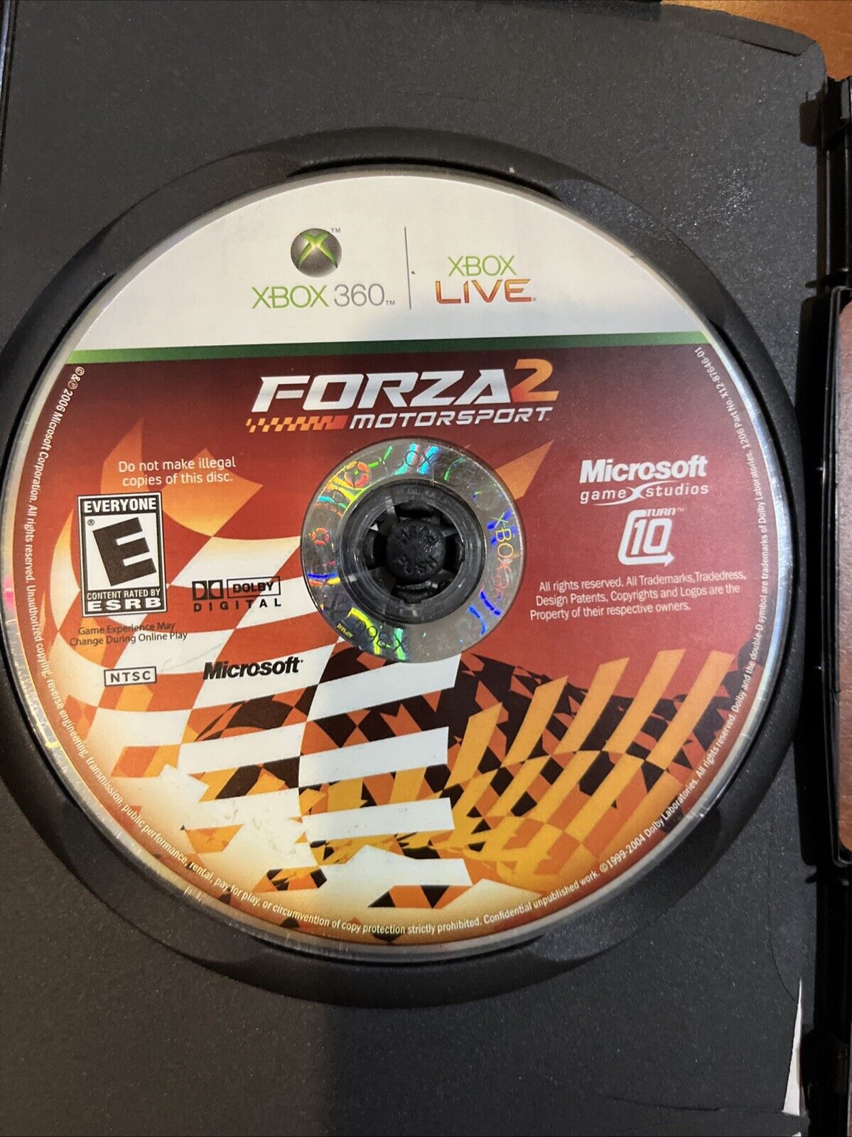 Forza Motor Sports 2 Xbox 360 No Artwork. Tested. No Scratches. New Case