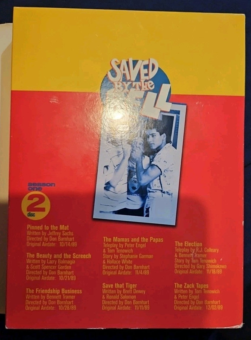 Saved By the Bell - Seasons 1  2 (DVD, 5-Disc Set) Tested. No Scratches