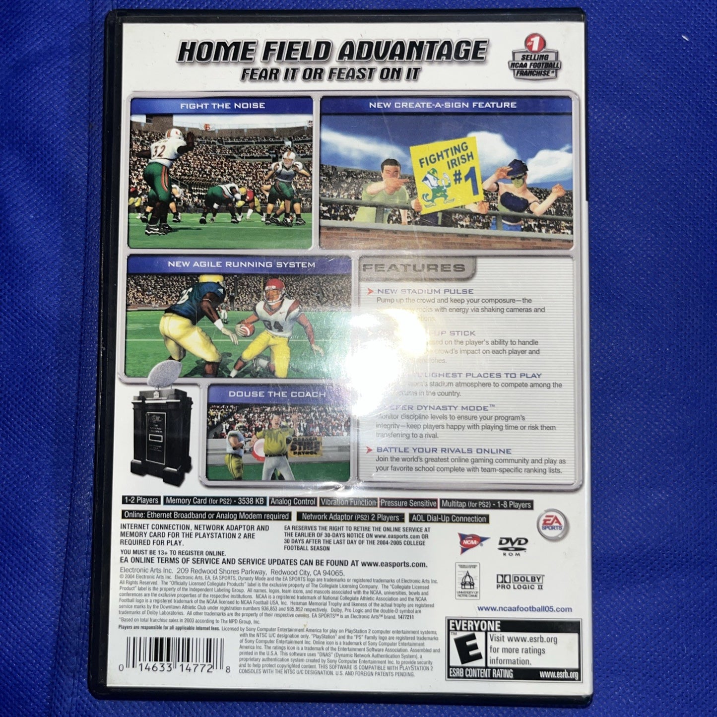 NCAA Football 2005 (Sony PlayStation 2, 2004)