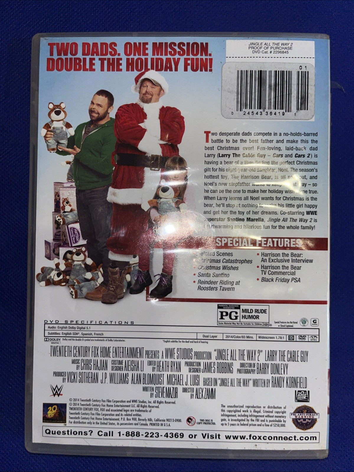 Jingle All the Way 2, Christmas DVD, Larry the Cable Guy, NEW Factory Sealed