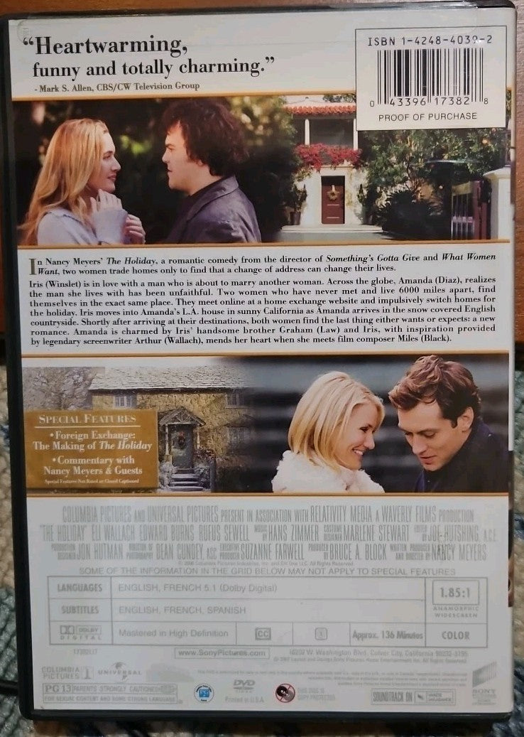 The Holiday (DVD, 2006) New Sealed