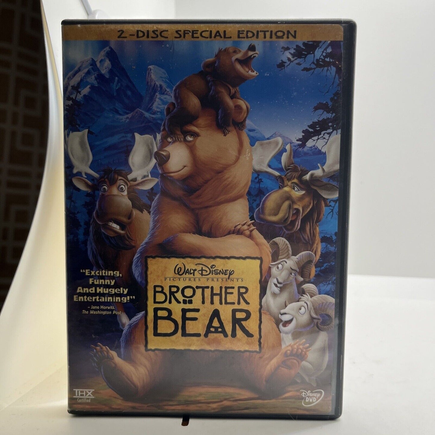 Brother Bear (DVD, 2003) Disc 1 + Case + Cover Art