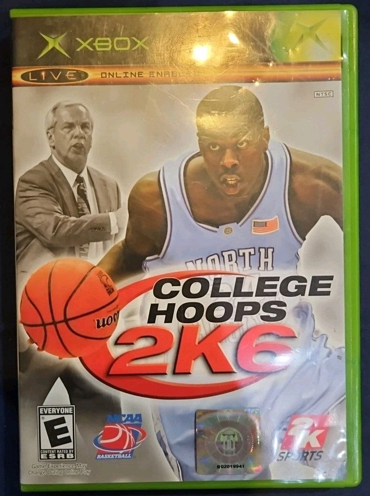 College Hoops 2K6 (Xbox) Tested. No Scratches. New Case