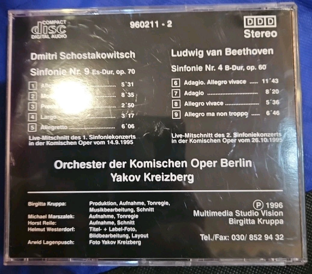 Komis He Oper Dmitri Schostokawitch  Nr.9 Ludwig Van Beethoven Nr.4