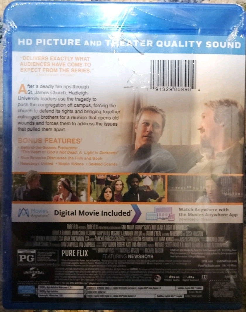 God's Not Dead: a Light in Darkness (Blu-ray) No Digital Download. New Sealed
