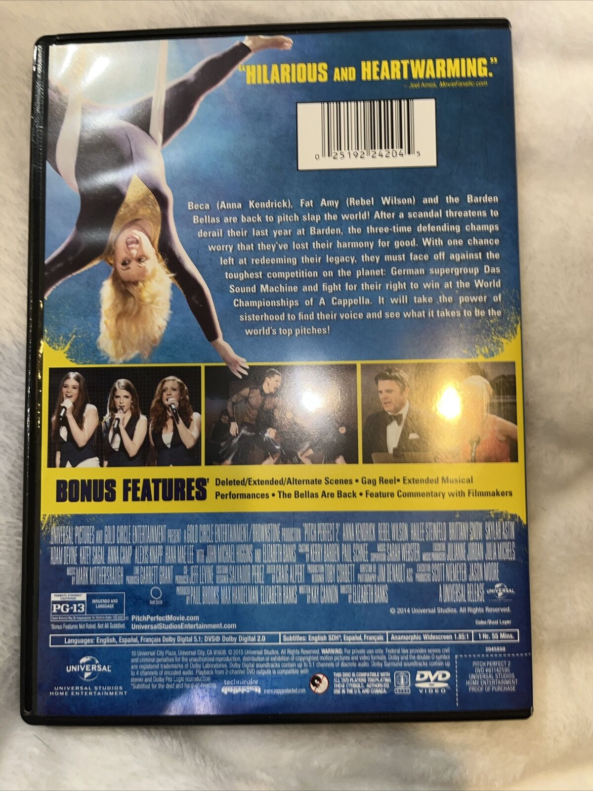 Pitch Perfect 2 (DVD, 2015)