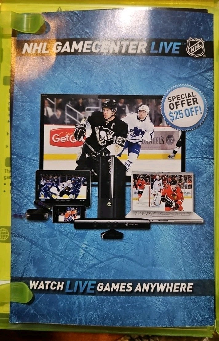 NHL 15 (Microsoft Xbox 360, 2014) Tested. No Scratches. New Case. Resealed